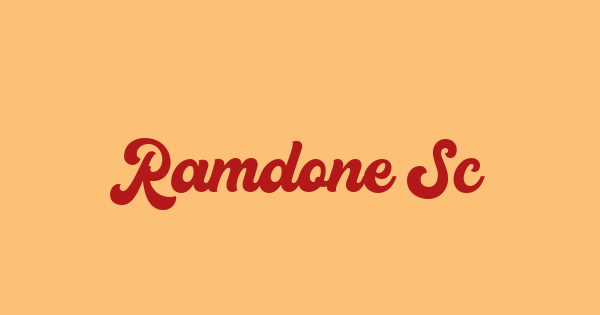Ramdone Script font thumbnail